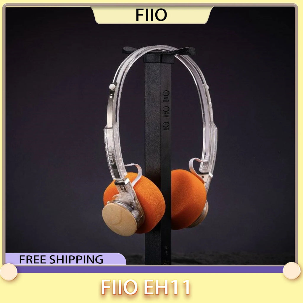 FiiO EH11 Retro Bluetooth Headphones Small Over-Ear Design Headset 40mm Large Dynamic Driver Mechanical Shell Headphones Gift