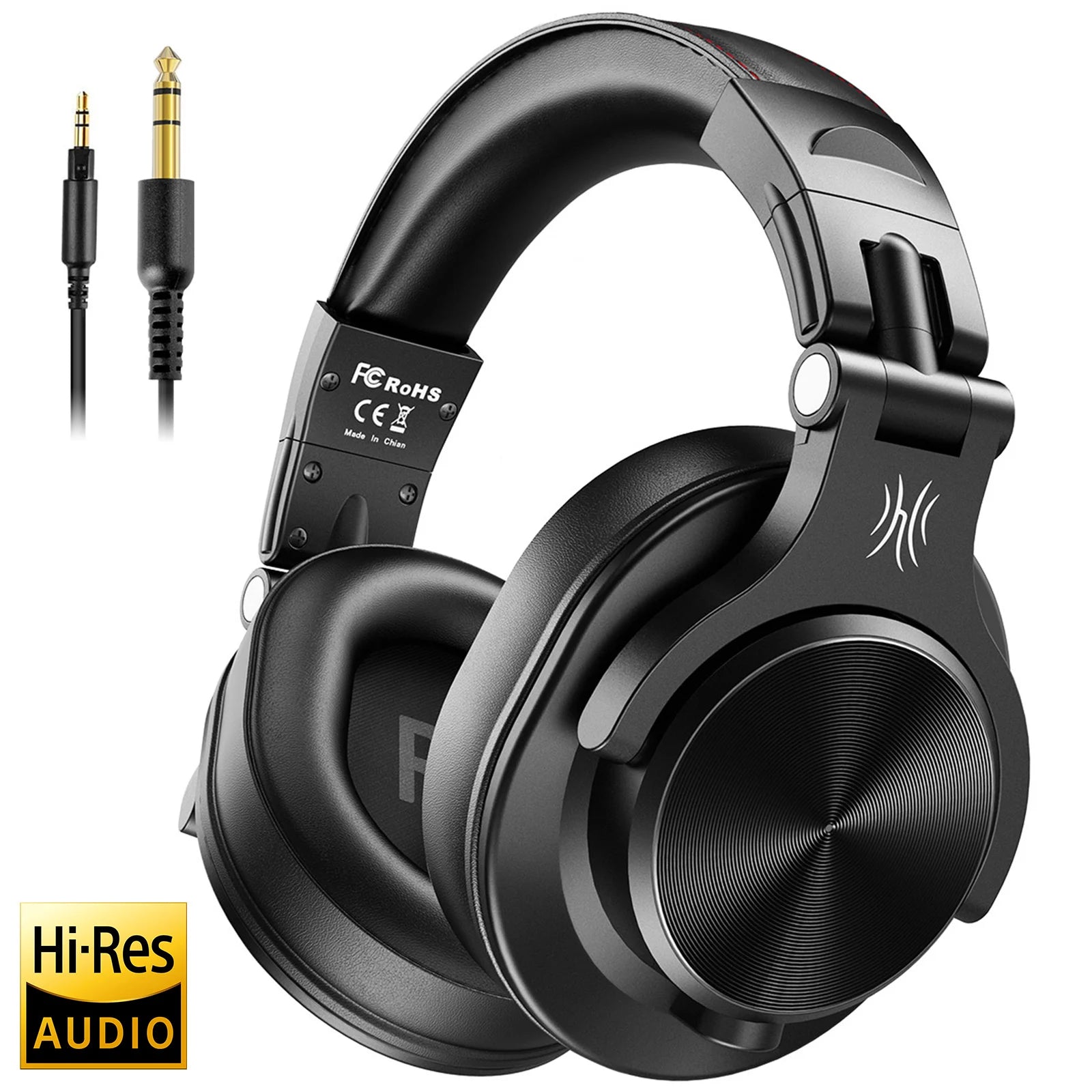 Oneodio A71 Wired HiFi Headphones With Mic Over Ear Stereo Hi-Res Headset Studio DJ Headphone For Recording Monitor 3.5/6.35mm