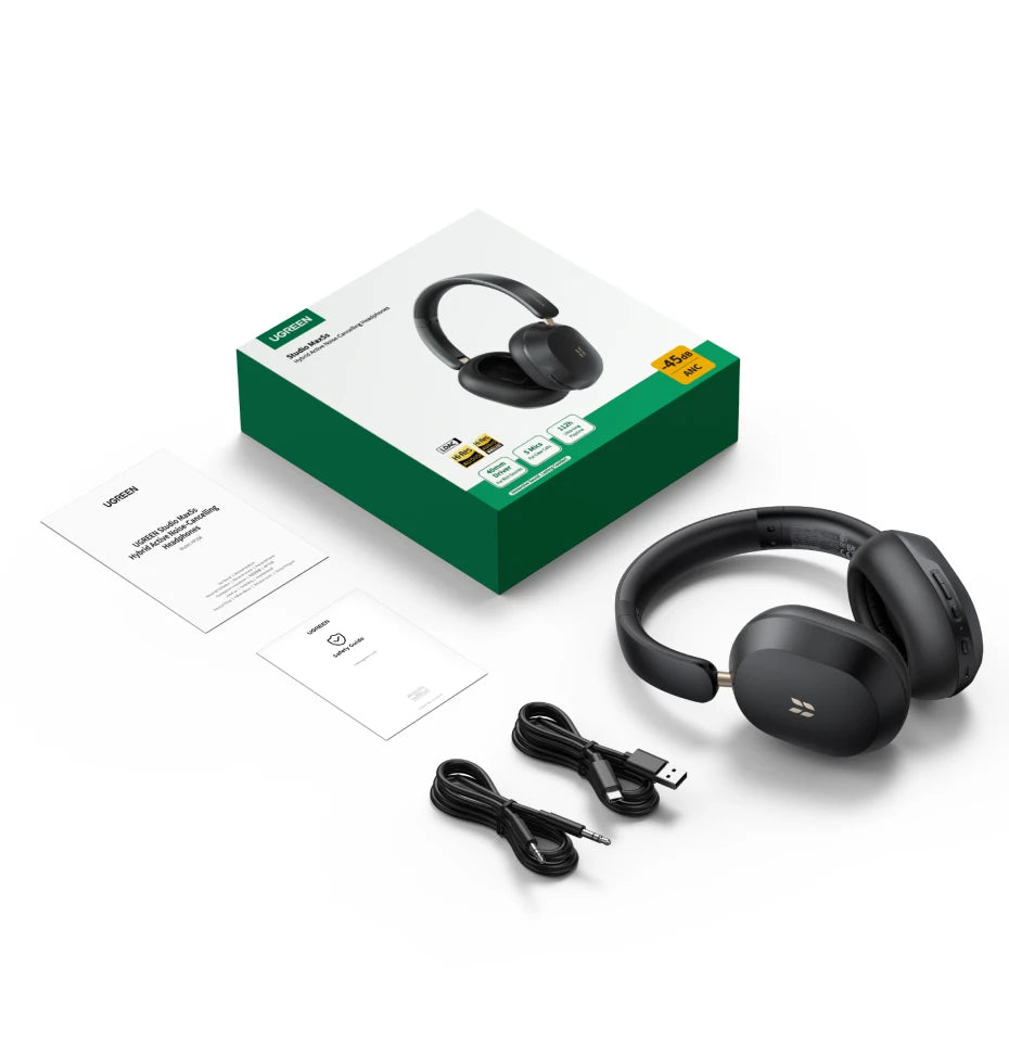 UGREEN MAX5S ANC Over-Ear Bluetooth Headphones, Wireless Gaming Headset, 2026 New Release