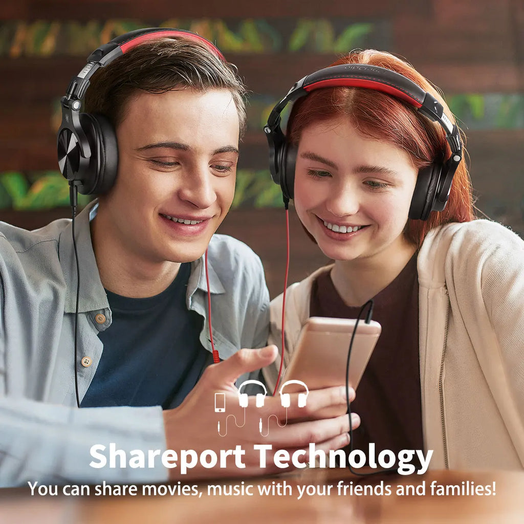 Oneodio A71 Wired HiFi Headphones With Mic Over Ear Stereo Hi-Res Headset Studio DJ Headphone For Recording Monitor 3.5/6.35mm